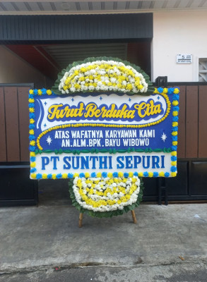 Papan Bunga Duka di Puser